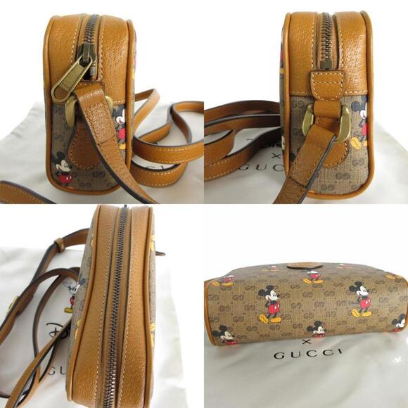 GUCCI Brown Leather Shoulder Bag - Picture 3 of 5